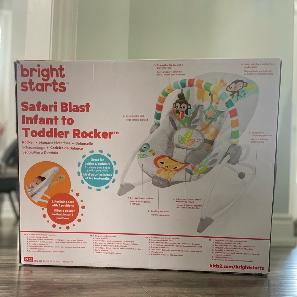 Safari Blast Infant To Toddler Rocker - Picture 3 of 3